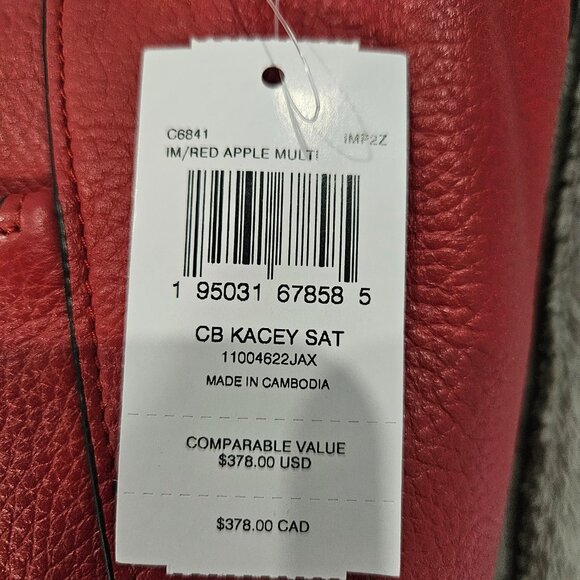 Red Coach Purse - Picture 5 of 6